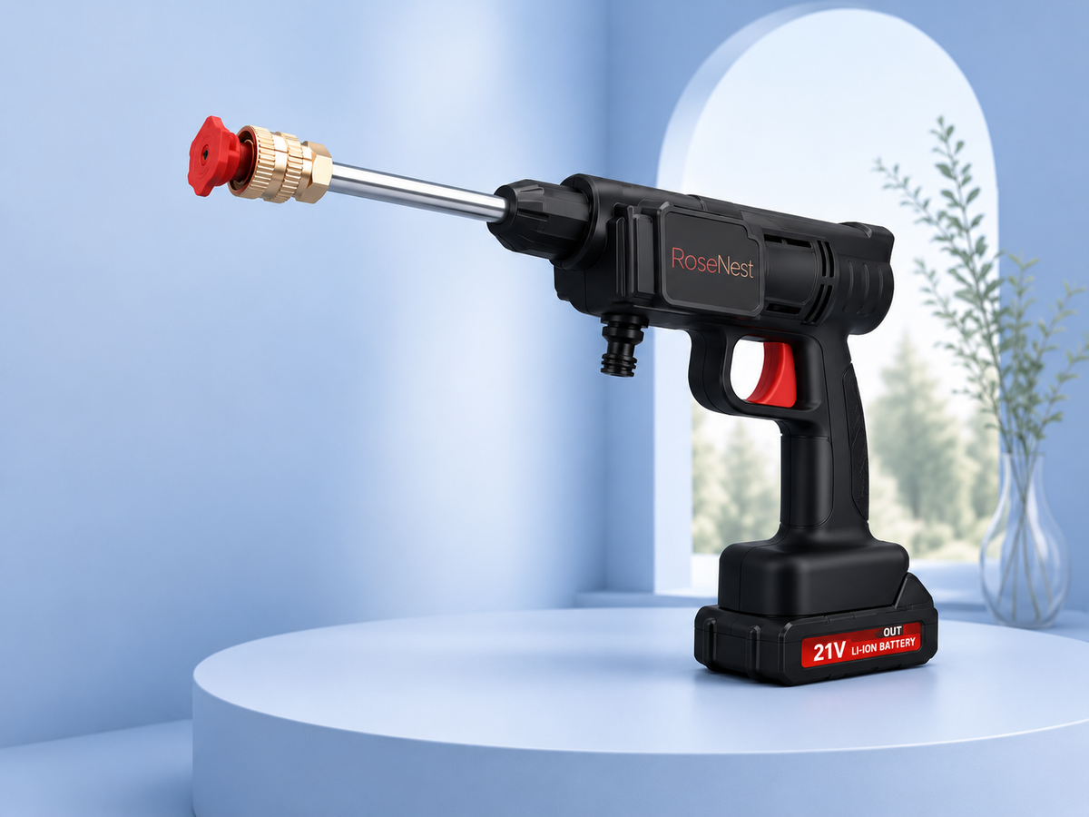 RoseNest™ 48V Portable Cordless Car Washer – Full Set